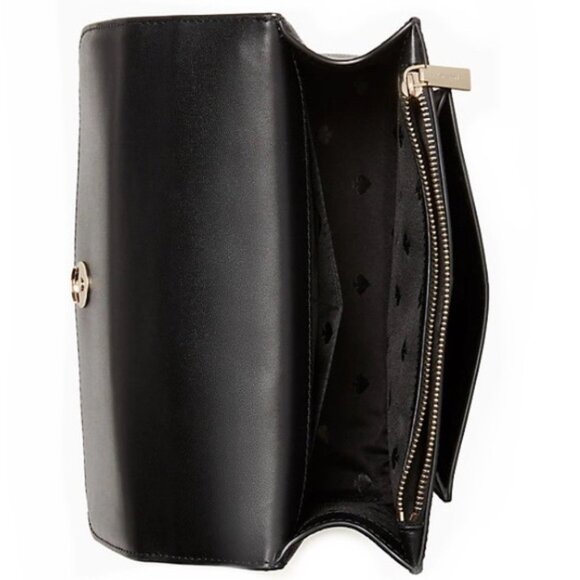 Kate Spade Remi Flap Chain Crossbody Box Bag Black NWT - Picture 6 of 16